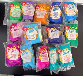 Lot of 14 McDonald’s Happy Meal - Barbie Dolls