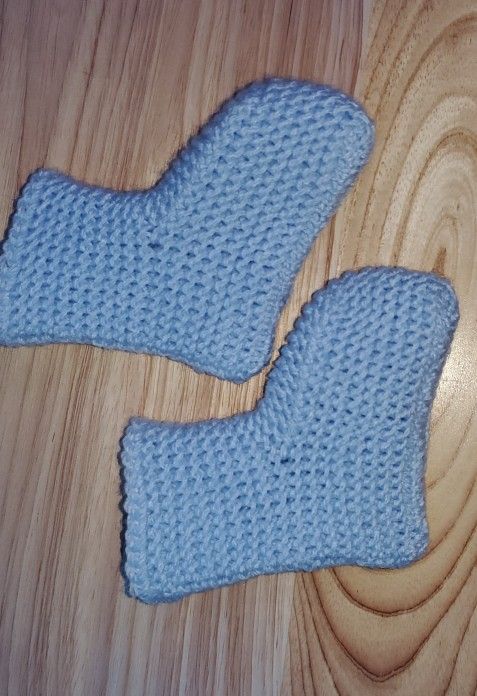 Blue Socks Foot Warmers Size 0 -6month