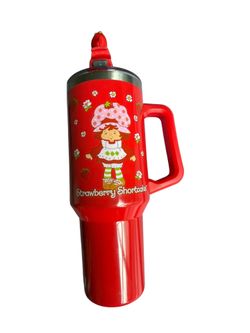 Brand New Strawberry Shortcake And Rainbow Brite Tumblers 