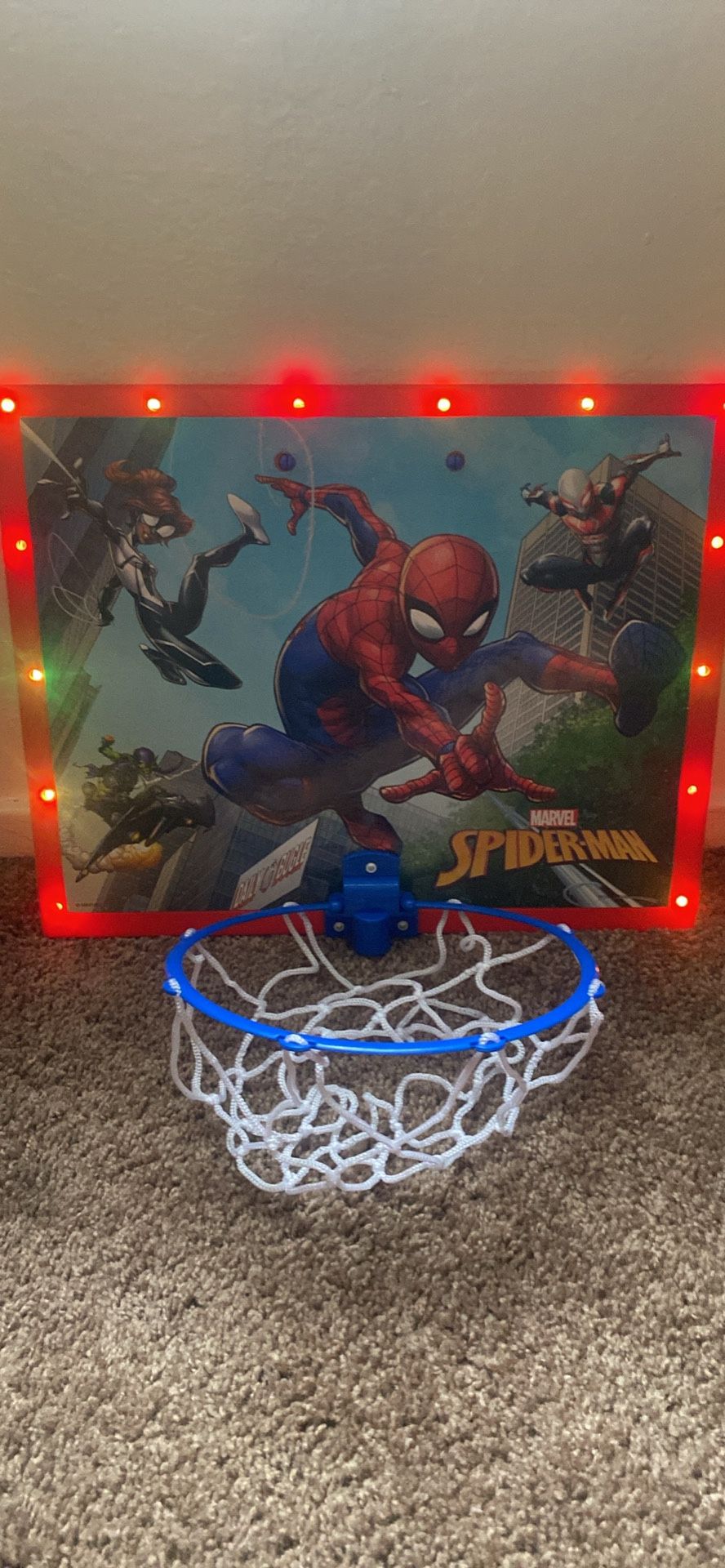 Spiderman Basket Ball Hoop For Kids