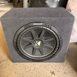 12” Kicker Sub With 1100w Amp From Boss
