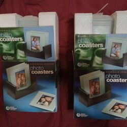 Cherished Glass Photo Coasters