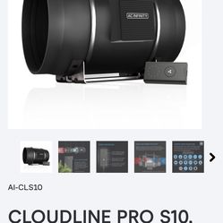 Cloudline 10” Inline Duct Fan