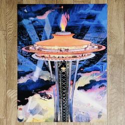 Seattle Space Needle Poster - 12” X 16” - New