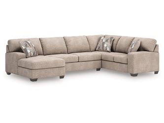 Newellen Hemp 3-Piece Sleeper Sectional with Left Chaise