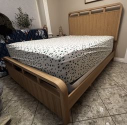 Queen Bed Frame With 4 Inch Foundation board