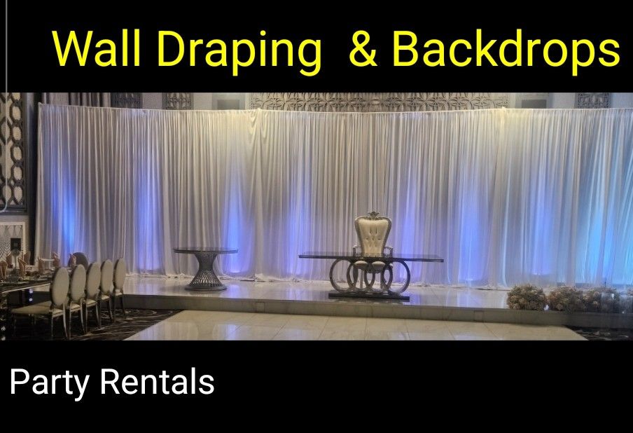 Wall Draping Curtains
