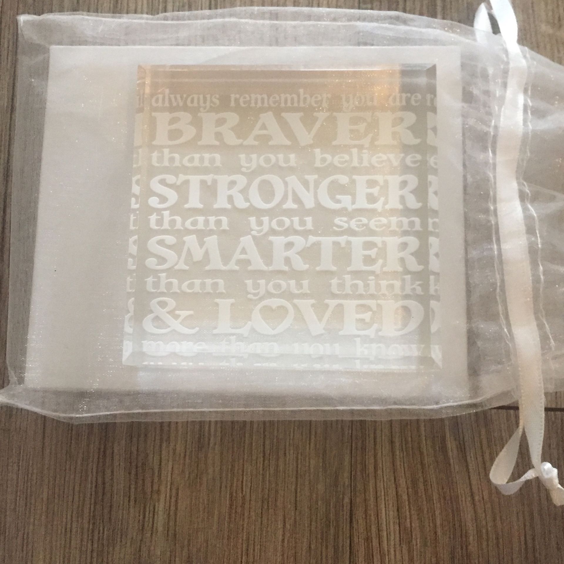 Motivational Plaque/Paperweight