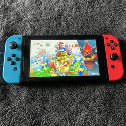 Nintendo Switch Console Like New With Super Mario 3D World 