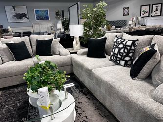 Deep oversized sofa set! $2299 ☎️🩶✨