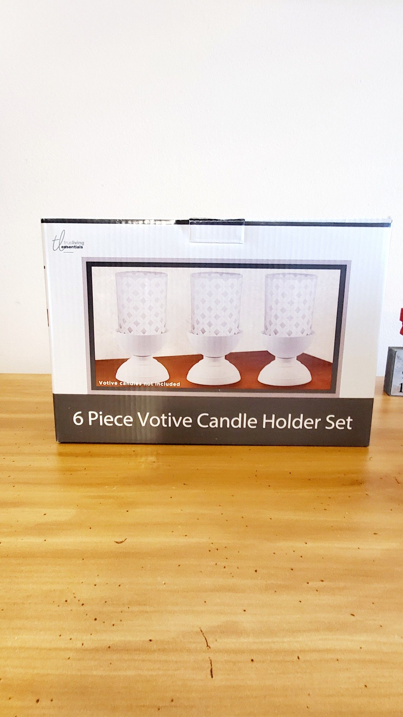 6pc votive candle holder set