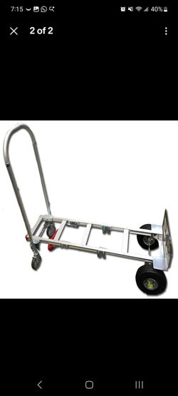 UBMOVE 52" Convertible Handtruck with Never Flat Wheels