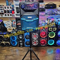 Pro Karaoke Bluetooth Speaker ❗️ 15" Woofer ❗️SPECIAL PRICE 🔥 SUPER LOUD BASS🔥NEW IN BOX - 6200W