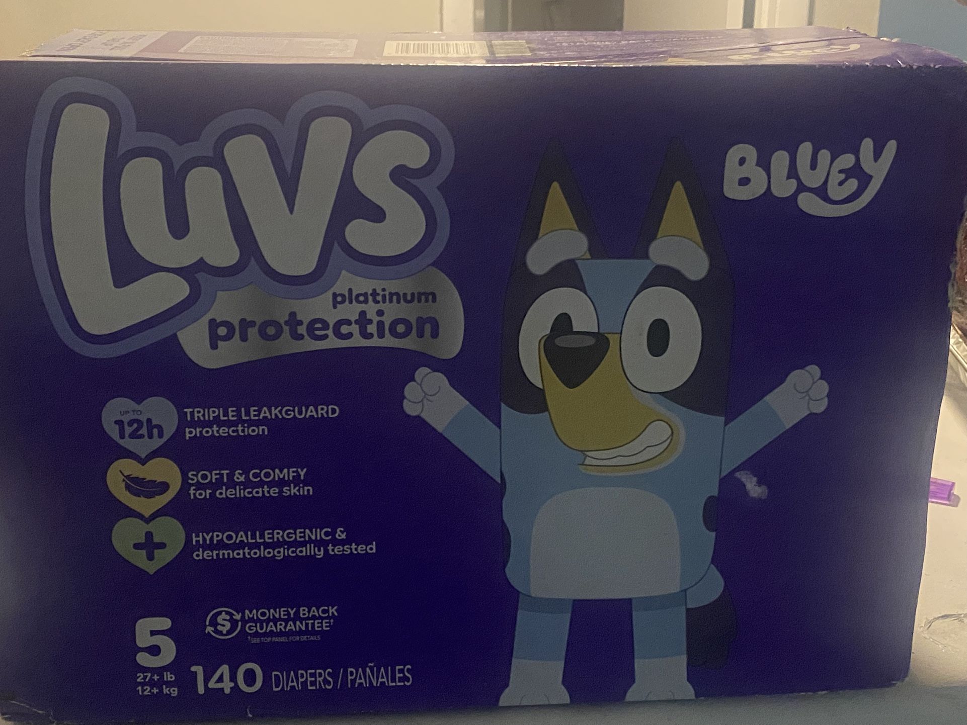 SIZE 5 LUVS DIAPERS 140 CT