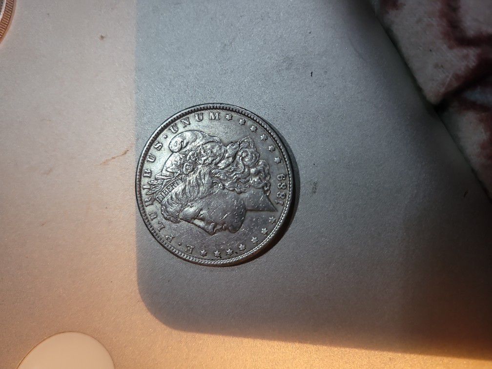 1889 P And 1889s Silver Morgan Dollars