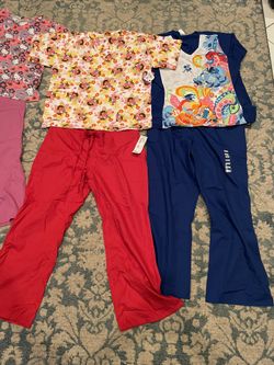 Scrub Outfits (2) KID THEMES!!Never Worn!!