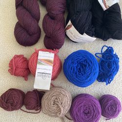 Bulky Wool Yarn Lot
