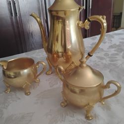 Vintage Bronze Tea Set