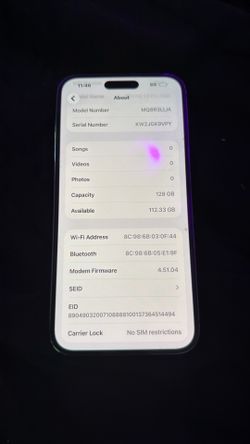 iPhone 14 Pro Max purple unlocked phone