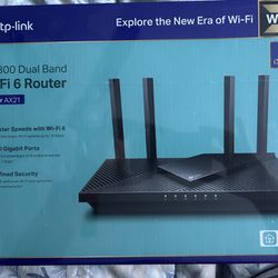 New TP-Link AX1800 Dual Band Wi-Fi 6 Router
