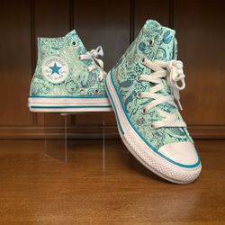 Converse Chuck Taylor Vintage Mermaid Girls Hightop Size 13 