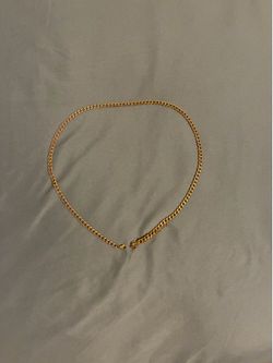 Gold chain lobster clasp