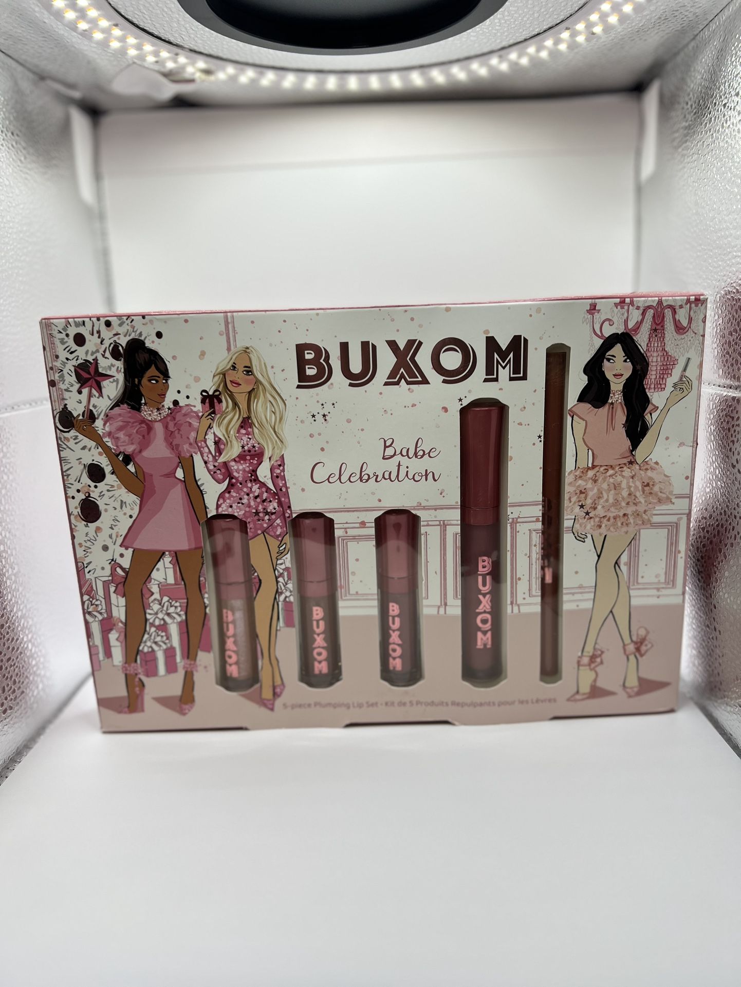 Brand New in Box: Buxom Babe Celebration Lip Gloss & Lip Liner Kit
