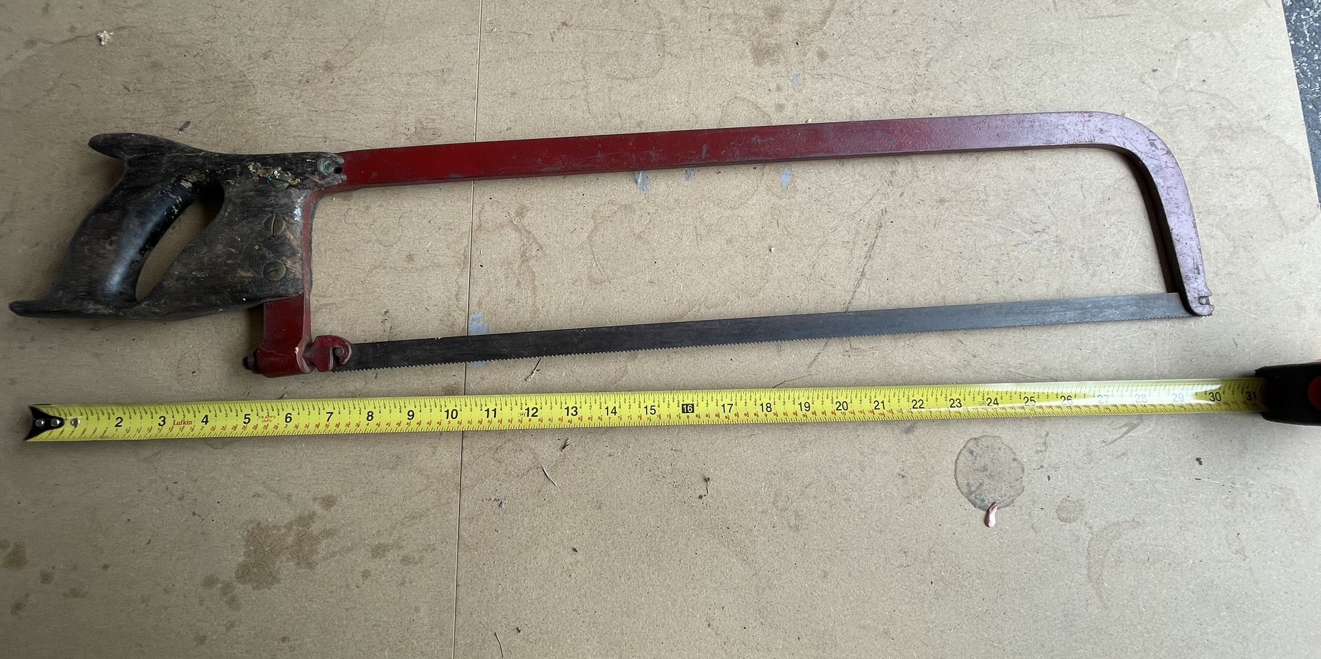 Old Meat Hack Butchers Saw 24”