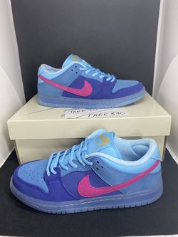 Run The Jewels x Nike SB Dunk Low Pro QS DO9404-400 Men’s Size 7 Deadstock