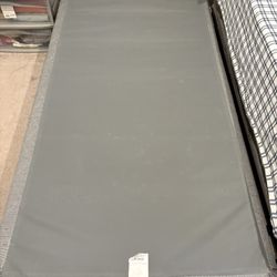 Twin sized box spring and metal frame