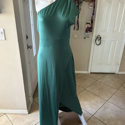 Semi Formal Large Green Dress 