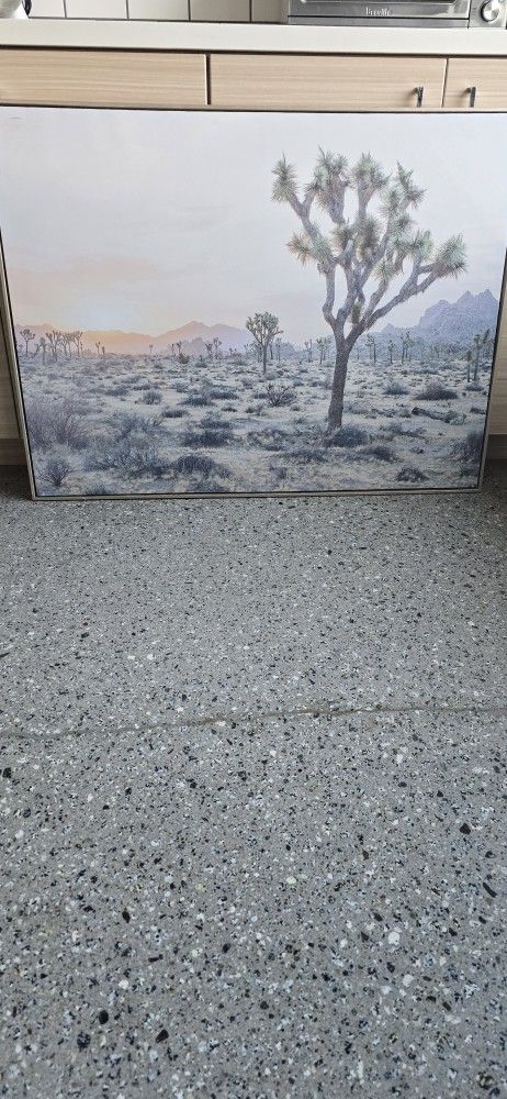 Desert Canvas Painting Framed. World Market
