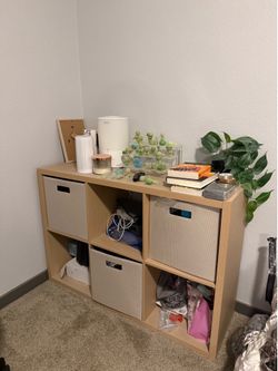 6 cube book shelf
