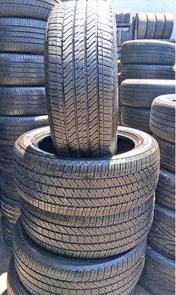 275/50/22 bridgestone vendo un set de llantas usadas excelente condiciones de vida las 4 ✅🤩I am selling a set of used tires, all 4 in excellent livin