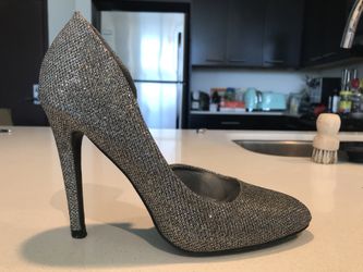Qupid Glitter High Heels Dressy Size 6.5
