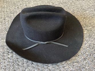 Vintage wool LHC brand Cowboy Hat Black only worn a couple times
