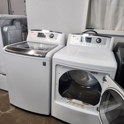 👌💯LG SET STEAM WASHER AND ELECTRIC DRYER WITH WARRANTY 💯 