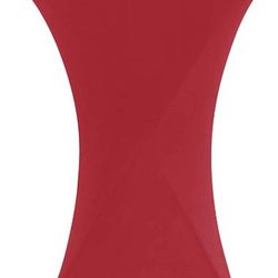 Set Of (4 ) 36 Inch Highboy Cocktail Round Stretch Spandex Table Cover

2 Black & 2 Red