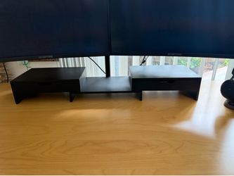 ***Desktop Organizer - Expandable - Black Wood***