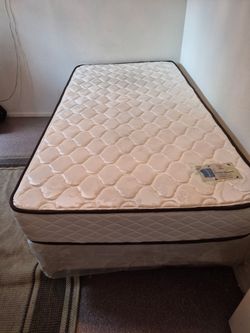 Twin Bed with metal frame