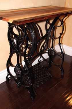 Vintage cast iron base table