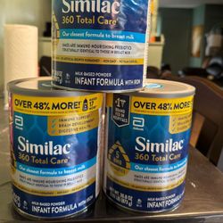 Similac Infant Formula $35 Each