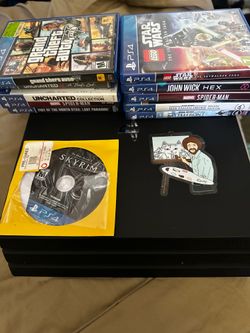 PS4 pro with games
