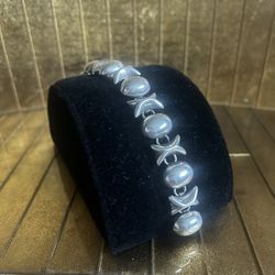 Sterling Silver 925 TS-79 Hugs And Kisses Bracelet