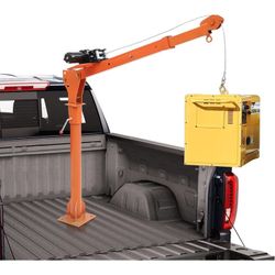 Truck Bed Jib Crane with Electric Winch