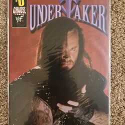 WWF  Undertaker #0 Chaos Comics Wizard Magazine 