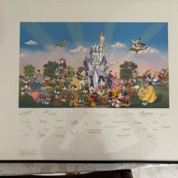 Walt Disney Character Poster 