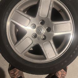 DOGE TIRE AND RIM 225/55r17 