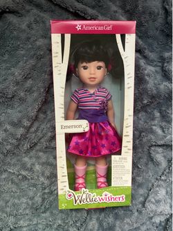 American Girl Wellie Wishers Emerson Doll 14 ½ Inch Doll