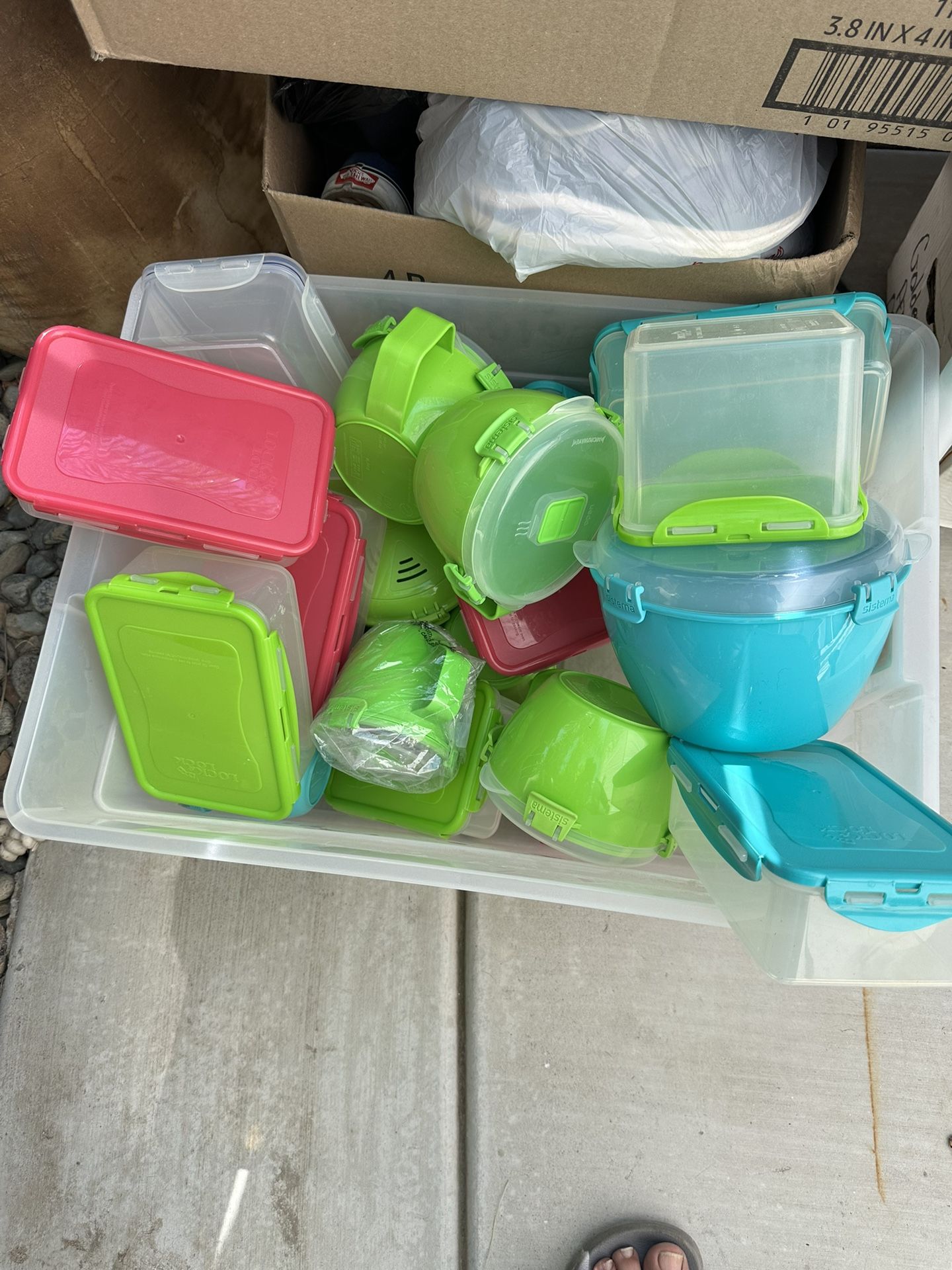 Estos plásticos para su lonche